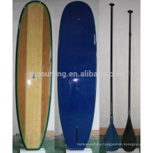 2015 Hot!!!! High quality bamboo veneer paddle board/wooden paddle board blanks